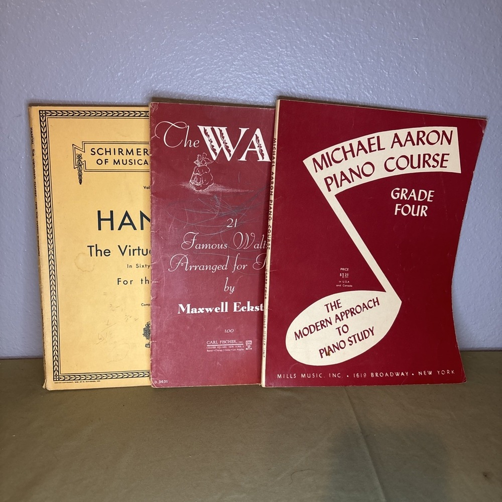 Lot Of 3 Piano Instruction Books